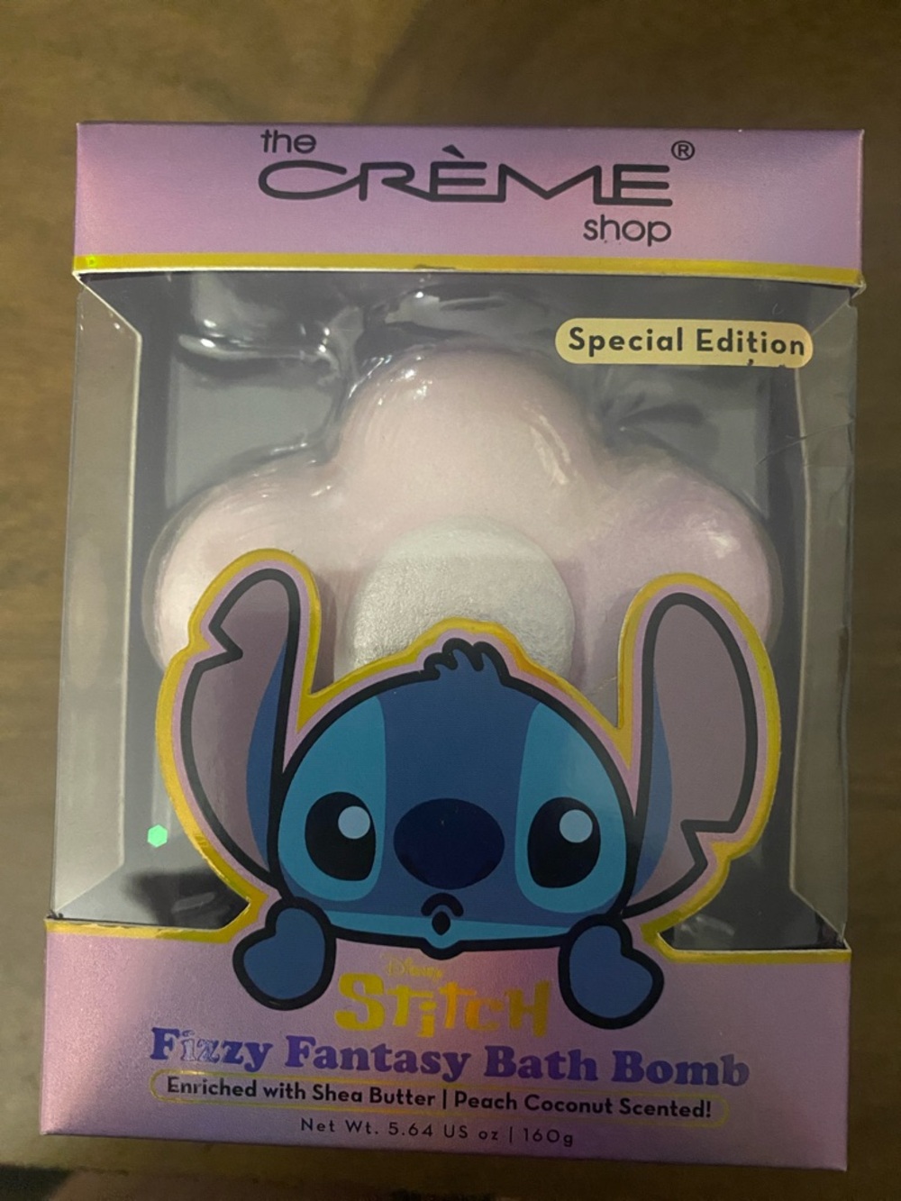 The Crème Shop Stitch Fizzy Fantasy Bath Bomb - Pink